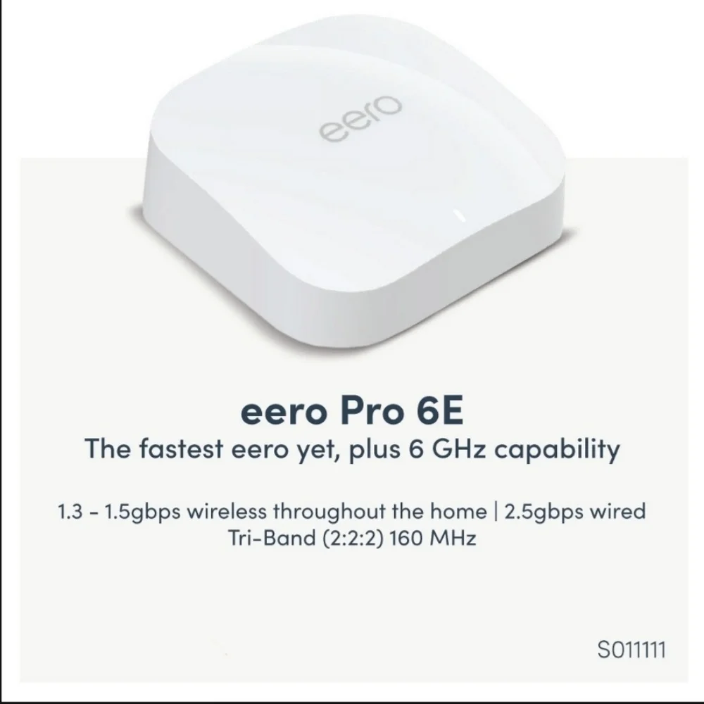 eero Pro 6E WiFi Router / Modem - Picture 1 of 1